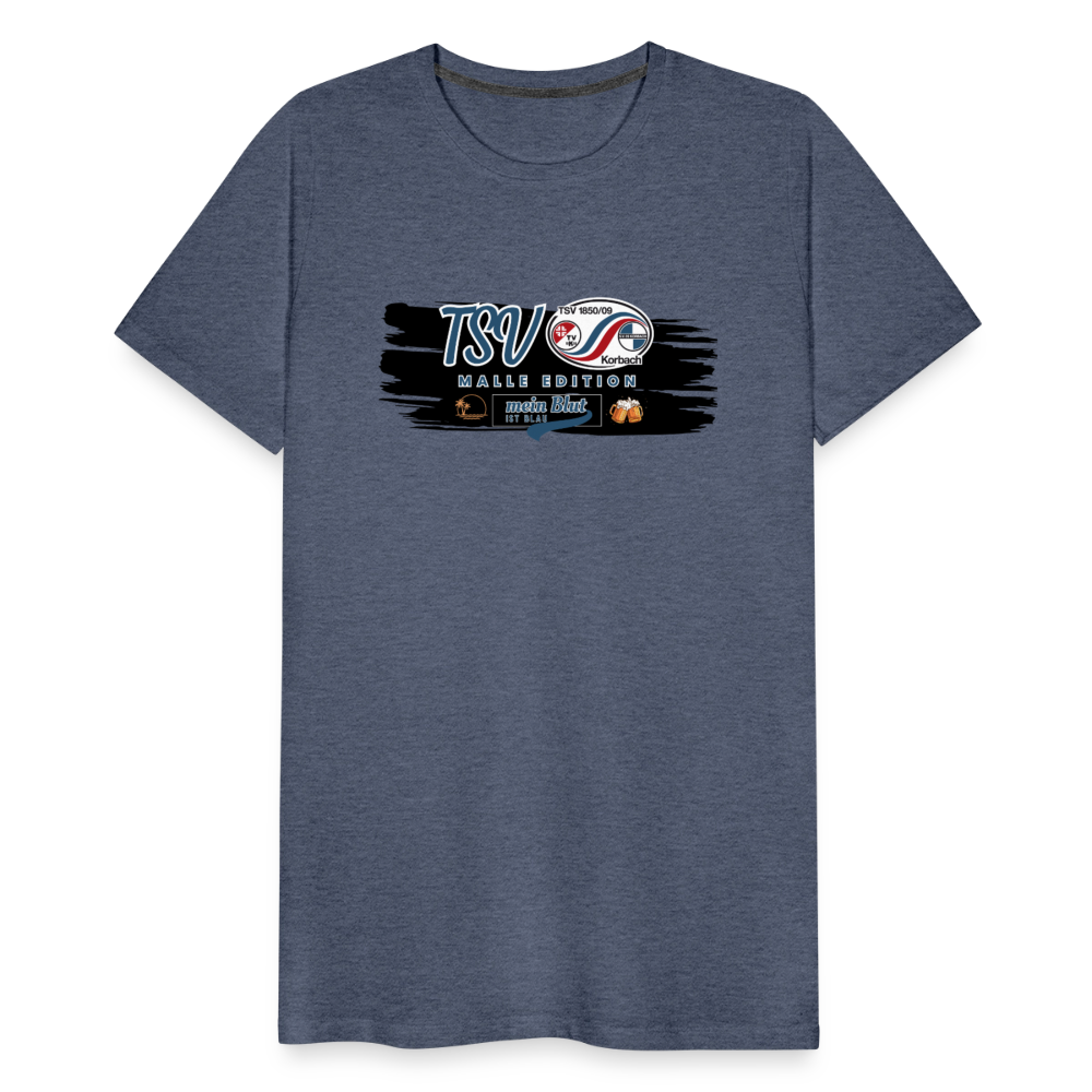 TSV Malle Edition basic T-Shirt 1.0 - Blau meliert