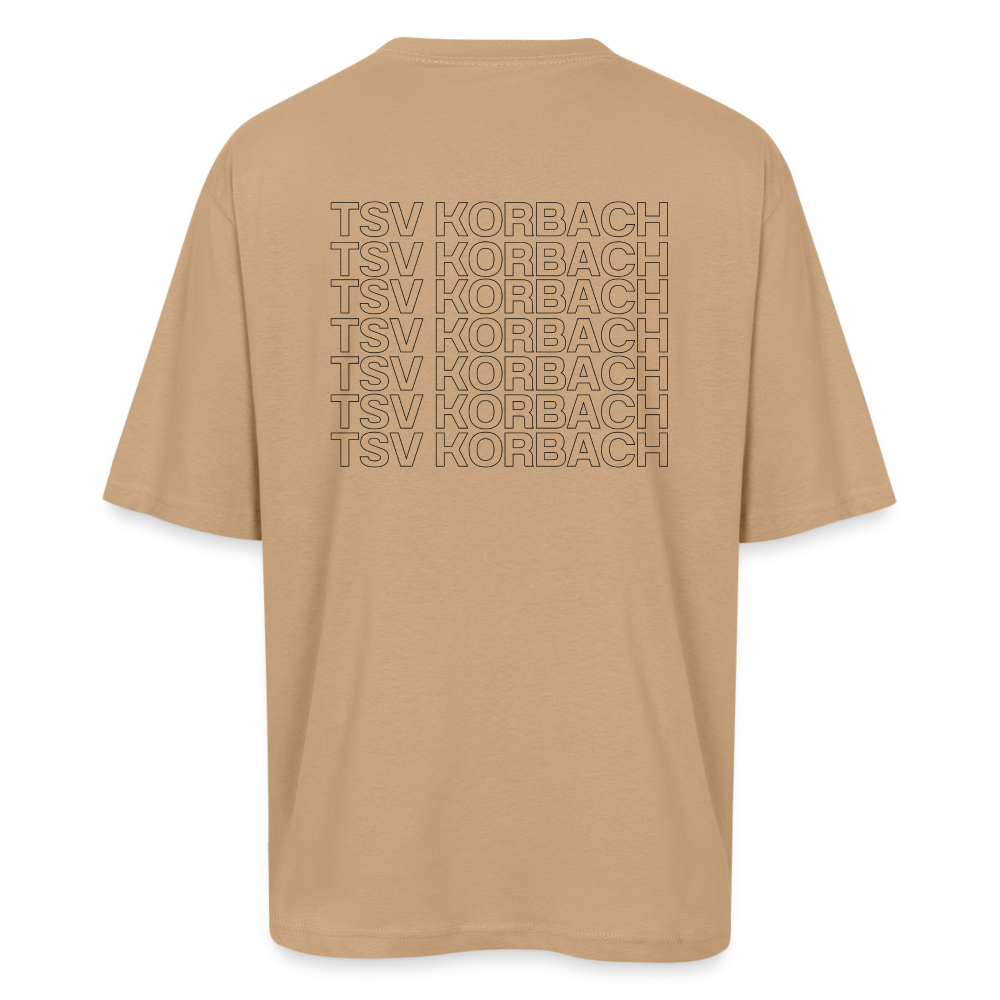 TSV 1850/09 Oversized T-Shirt (front- & backprint) - Beige