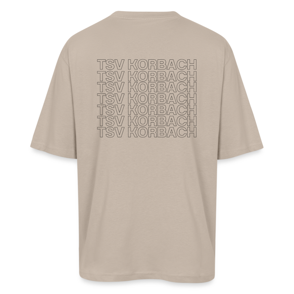TSV 1850/09 Oversized T-Shirt (front- & backprint) - Sahara