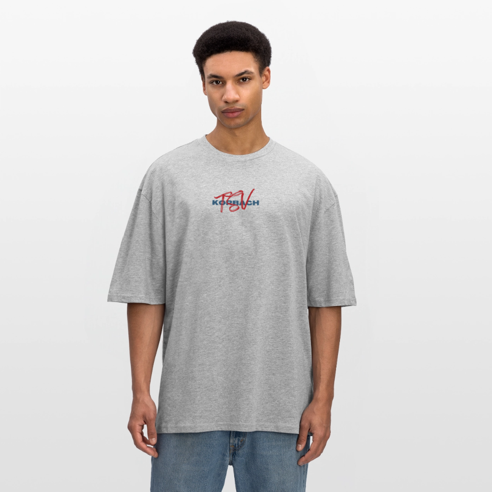 TSV Korbach Oversized Unisex T-Shirt - Grau meliert