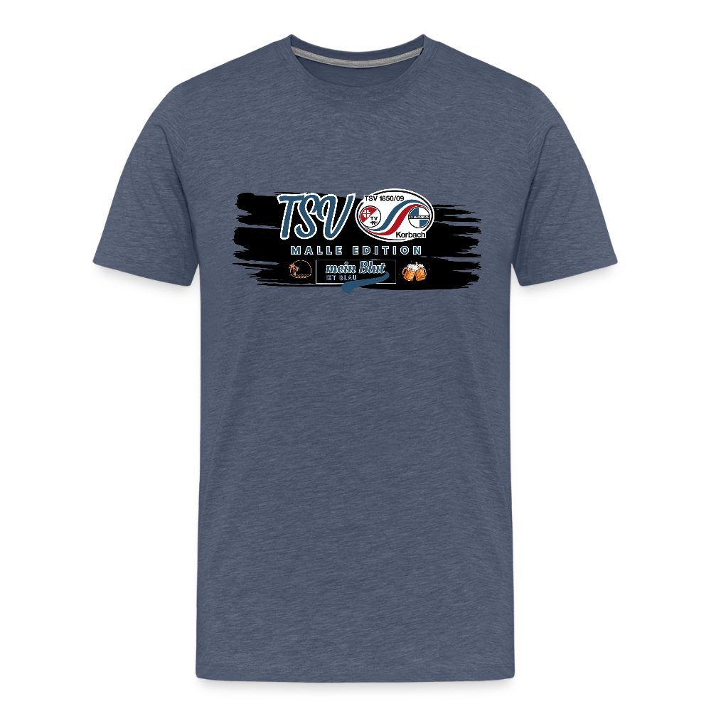 TSV Malle Edition basic T-Shirt 1.0 - Blau meliert