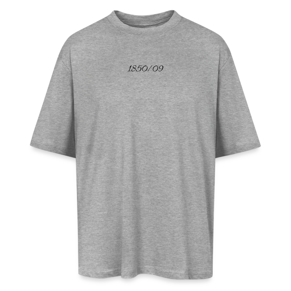 TSV 1850/09 Oversized T-Shirt (front- & backprint) - Grau meliert