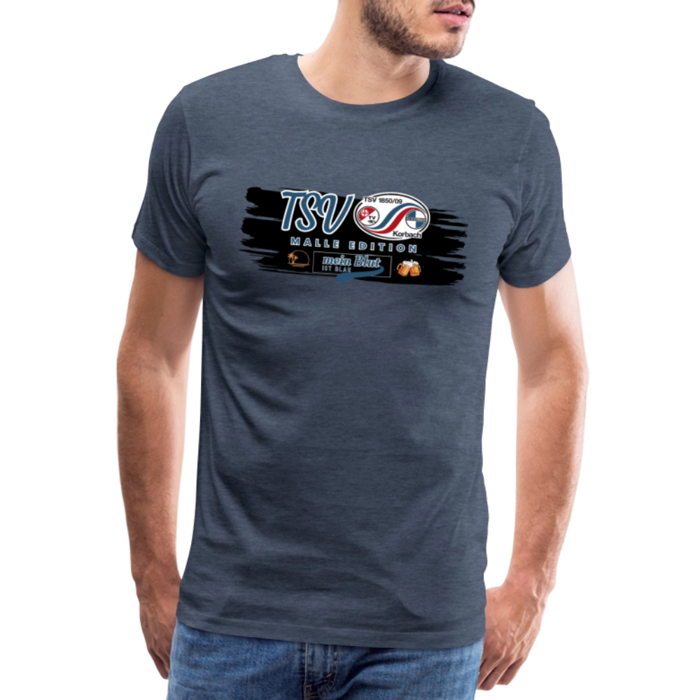 TSV Malle Edition basic T-Shirt 1.0 - Blau meliert