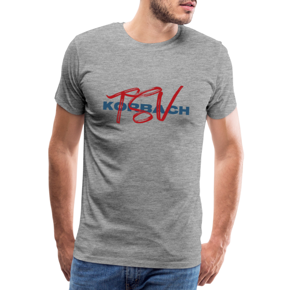TSV rot/blau T-Shirt - Grau meliert