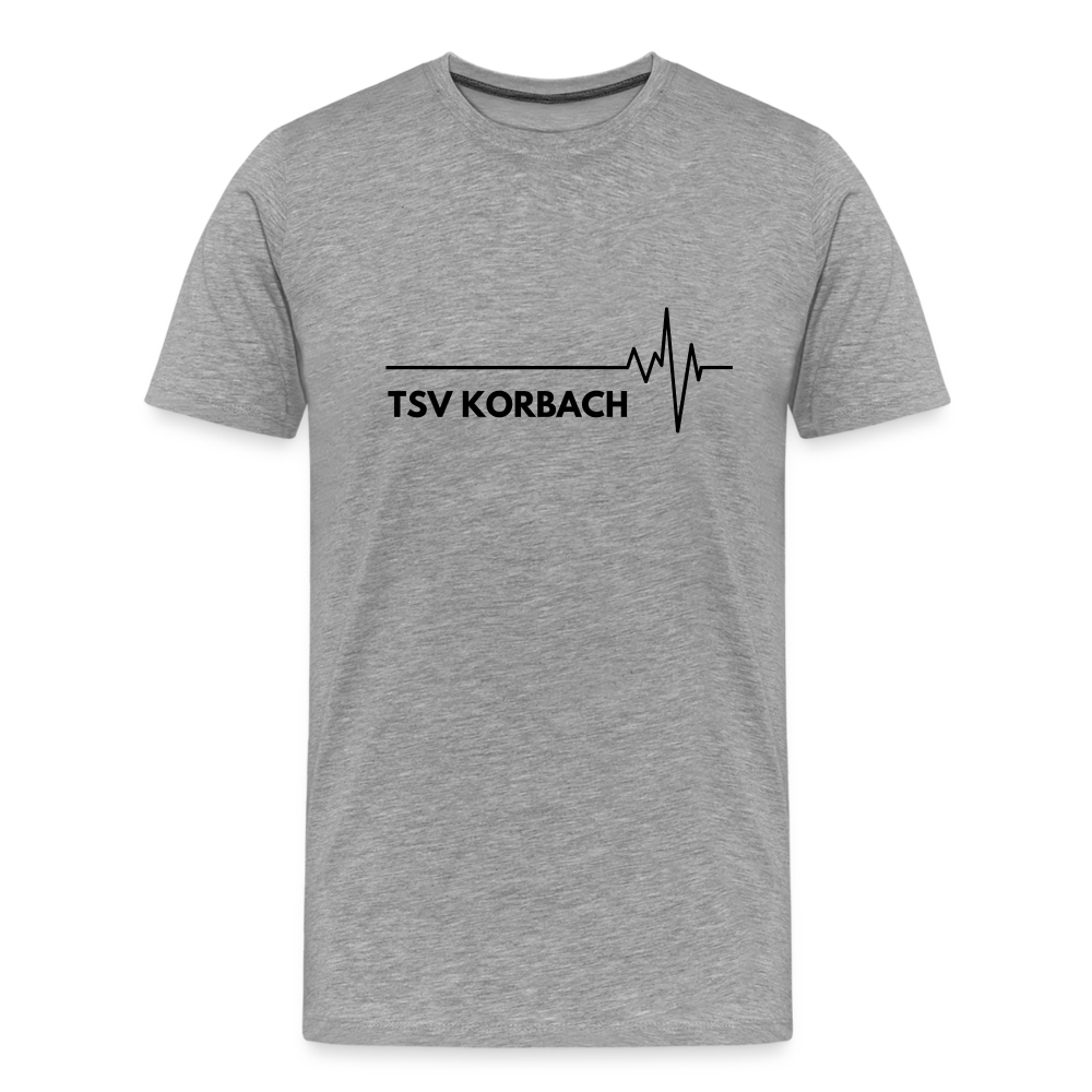 TSV Korbach (Herzschlag) T-Shirt - Grau meliert