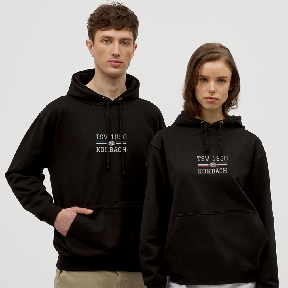 TSV Korbach Logo & Schrift Hoodie - Schwarz