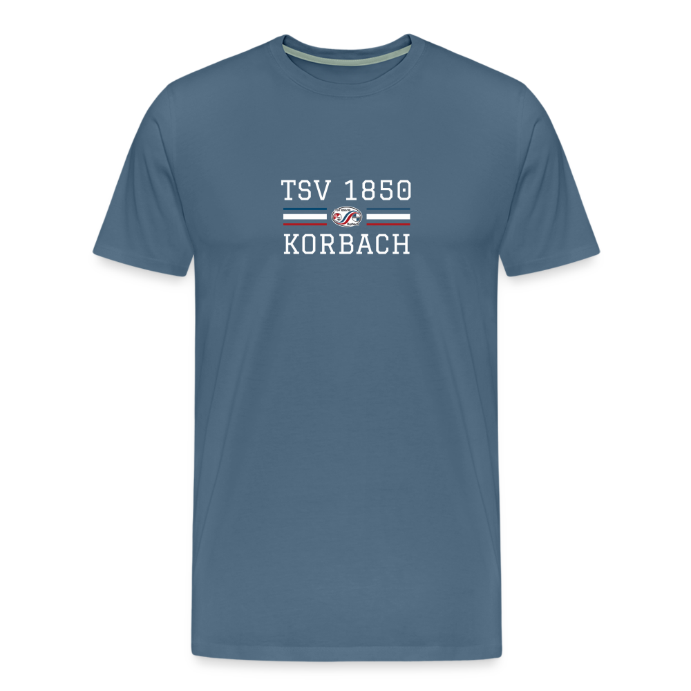 TSV Korbach Logo & Schrift T-Shirt - Blaugrau