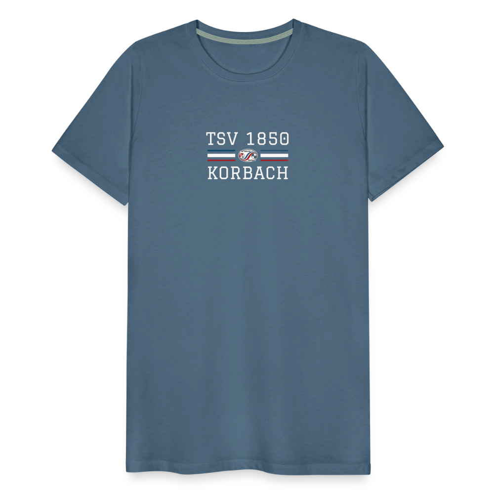 TSV Korbach Logo & Schrift T-Shirt - Blaugrau