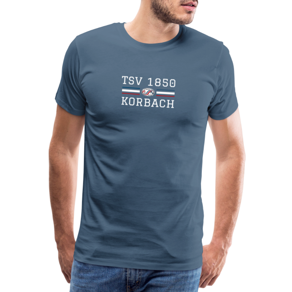 TSV Korbach Logo & Schrift T-Shirt - Blaugrau